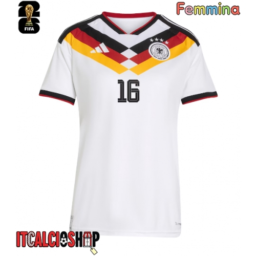 Germania Angelo Stiller #16 Prima Maglia Femmina Mondiali 2026 Manica Corta